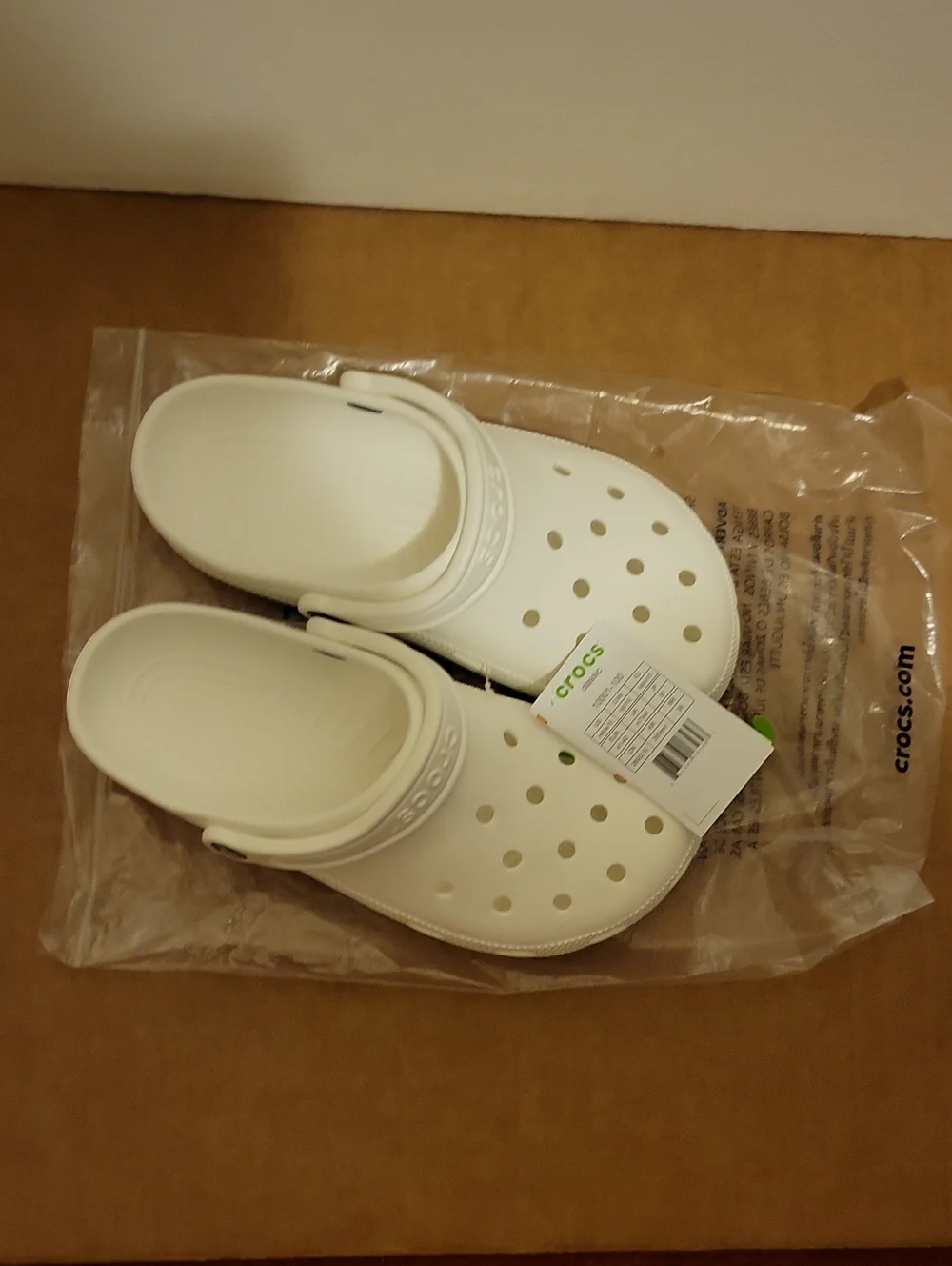 NWT: Crocs Unisex Adult White Classic